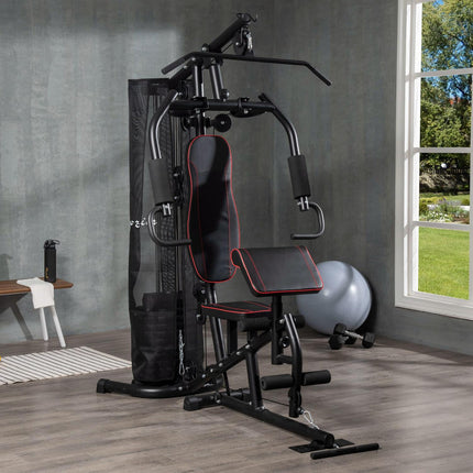 Home Gym Power Station – 45 kg weights, lat pull, bench