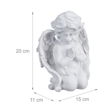 Praying angel in trench