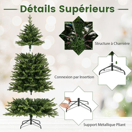 Pre-Lit Artificial Christmas Tree 180cm, 250 LED, 11 Modes