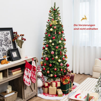 Pre-Lit Artificial Christmas Tree 180cm, 270 LED, 648 Tips