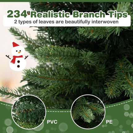 Pre-Lit Mini Christmas Tree 60cm, 35 Warm White LEDs