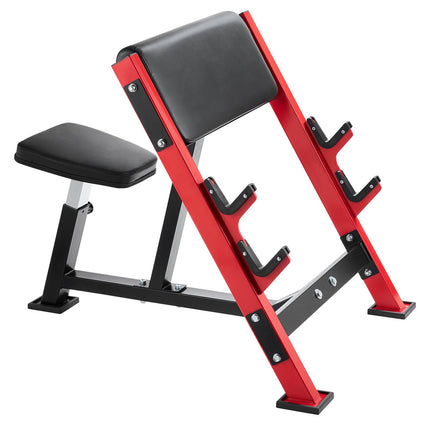 Preacher Curl Bench, Adjustable Seat, 660 lb Capacity