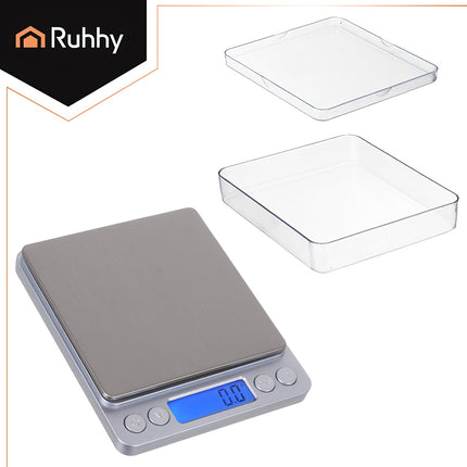 Precision LCD Kitchen Scale 2kg with 2 Bowls