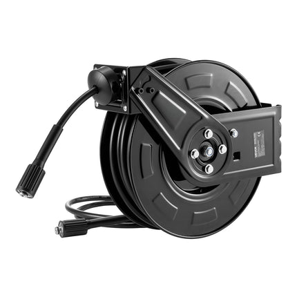 Pressure Washer Hose Reel, 60 ft 1/4 in, Auto-Rewind