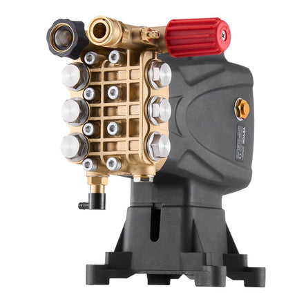 Pressure Washer Pump, Triplex Plunger, 4000 PSI, 4.0 GPM, 1 in Shaft