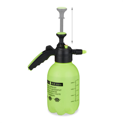 Pressure sprayer 2 liters green