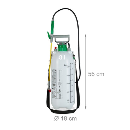 Pressure sprayer 8 liters