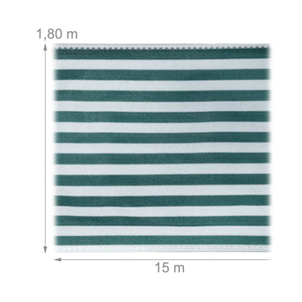 Privacy protection 1.8 m green-white