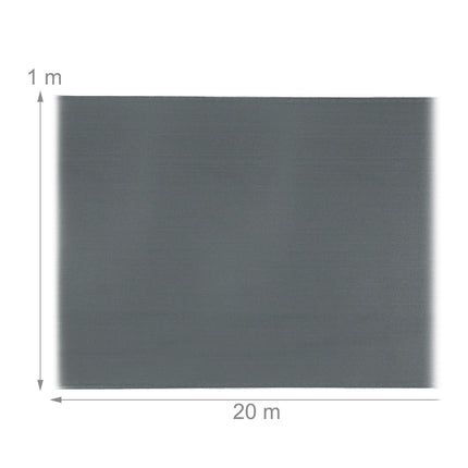 Privacy screen 1 m high anthracite grey