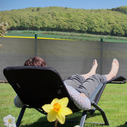 Privacy screen 1 m high anthracite grey