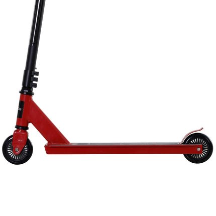 Pro Freestyle Stunt Scooter, Aluminium, 100 mm wheels, Red