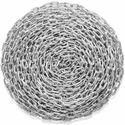 Proof Coil Chain 5/16 In x 92 Ft, 1667 Lb, 2 Quick Links