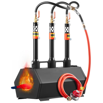 Propane Gas Forge, 3 Burner, 2600F Hexagon