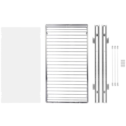 Pull-Out Cabinet Organizer, 11.5 x 16.5 in, Chrome