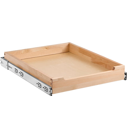 Pull-Out Cabinet Organizer, 17 x 21 in, Soft-Close, Solid Wood