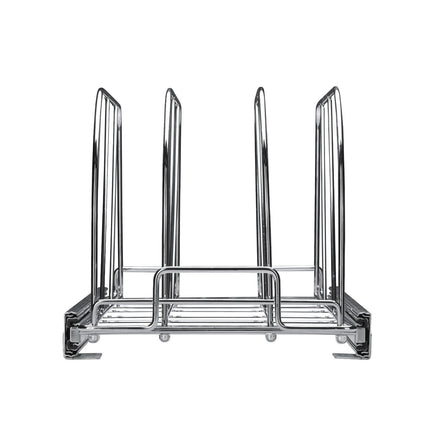 Pull-Out Pan and Pot Rack, Adjustable Dividers, Carbon Steel