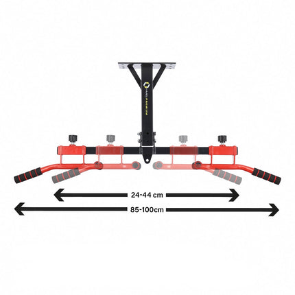 Pull Up Bar, Doorway Mount, Heavy Duty Steel