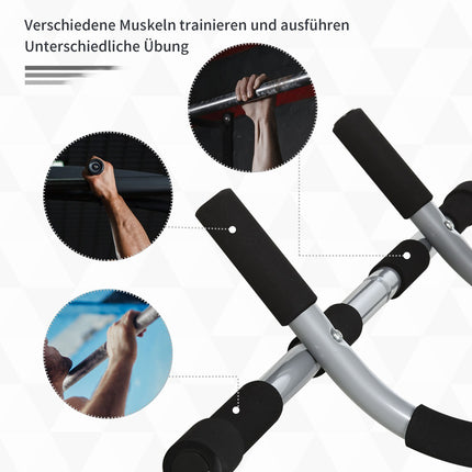 Pull-Up Bar Steel & Foam – Multifunctional door trainer