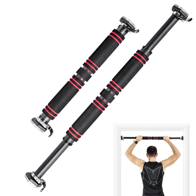 Drążek do podciągania do drzwi, uchwyty z pianki antypoślizgowej, 65-100 cm