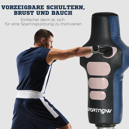 Freestanding adjustable punching bag - Adult home training 178-207cm