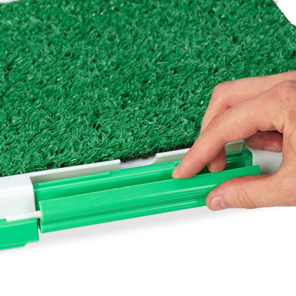 Puppy Litter Tray with Grass – Easy Clean Dog Toilet