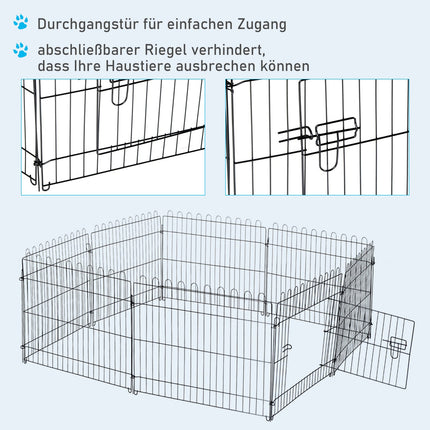 Puppy Playpen, Flexible Outdoor Pet Fence, 5 Sizes