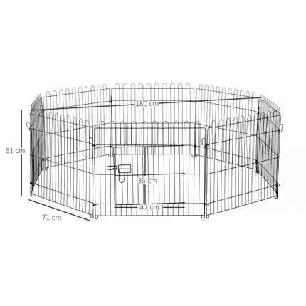 Puppy Playpen, Flexible Outdoor Pet Fence, 5 Sizes