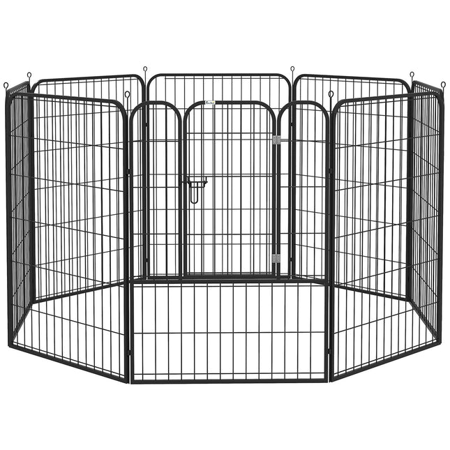 Metal Outdoor Dog Playpen - Customizable Shape, Door