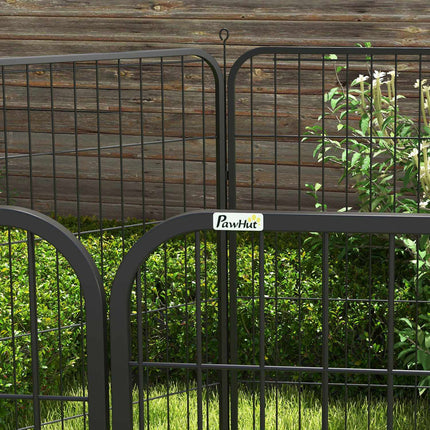 Metal Outdoor Dog Playpen - Customizable Shape, Door