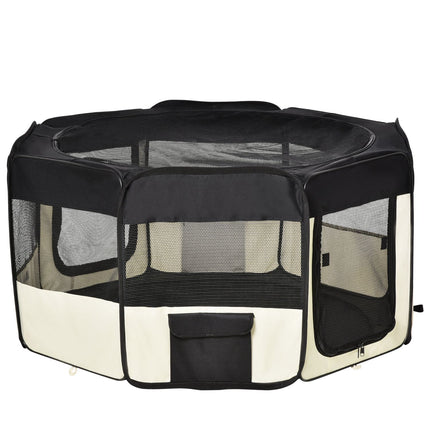 Puppy pen, Fence for outdoor use, 120 cm diameter, durable Oxford fabric