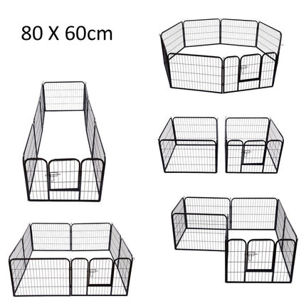 Puppy outdoor playpen Enclosed fence, 60x80 cm