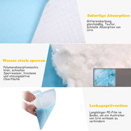 Puppy Training Pads, 5-Layer, Leak-Proof, 200 Pack