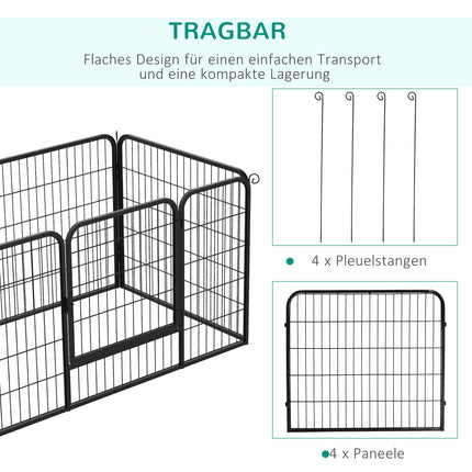 Puppy outdoor playpen - 70 x 80 cm Portable fence