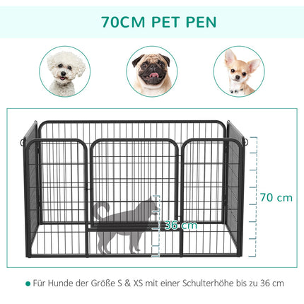 Puppy outdoor playpen - 70 x 80 cm Portable fence