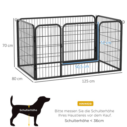 Puppy outdoor playpen - 70 x 80 cm Portable fence