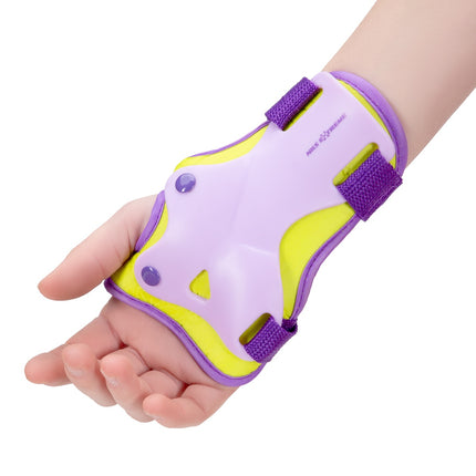 Purple-Lime Size L Helmet Protectors Set