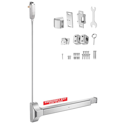 Push Bar Panic Exit Device, 711 mm, Stainless Steel