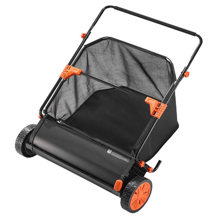 Push Lawn Sweeper, 30-Inch Sweep, 12 Cu Ft Hopper Bag
