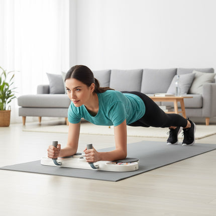 Push-Up & Ab Workout Board with Smart Counter