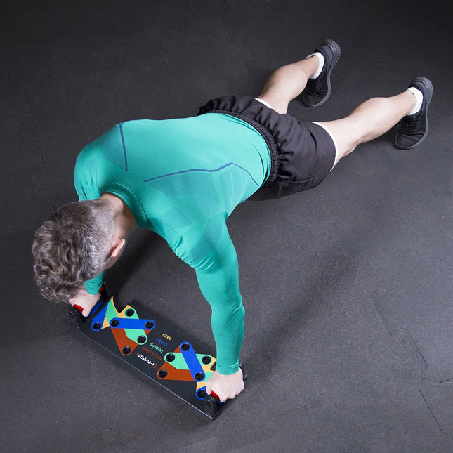 Push Up Board, Red Multi-Position Fitness Tool