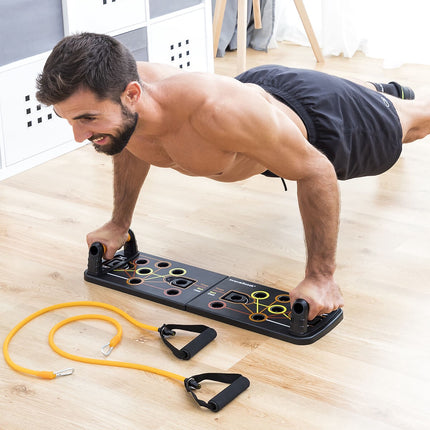 Push-Up Board and Men's Sauna Vest L by InnovaGoods, Resistance Bands, 100 kg