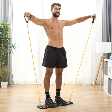 Push-Up Board and Men's Sauna Vest XL by InnovaGoods, Resistance Bands, 100 kg