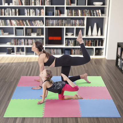 Puzzle Protective Mat, Multipack, 60x60x1.0 cm, 9 Pcs Set