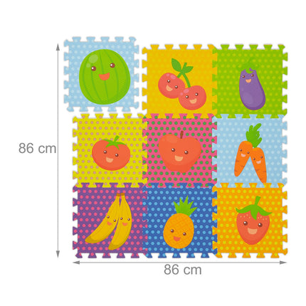 Puzzle mat Fruit