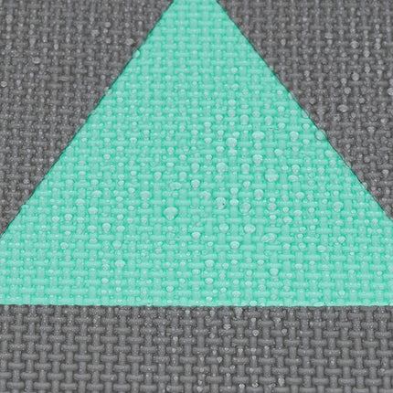 Puzzle mat with edge