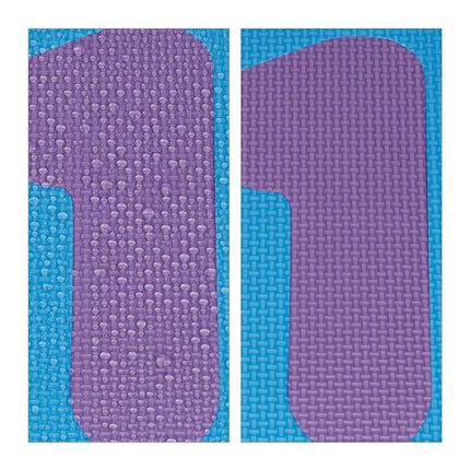 Puzzle mat with numbers and border