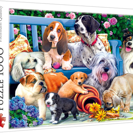 Puzzles for Kids, 1000 Pieces, Puppy Theme
