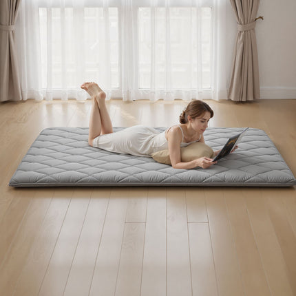 Queen Tatami Floor Mattress, Foldable 2.5 In, Bag