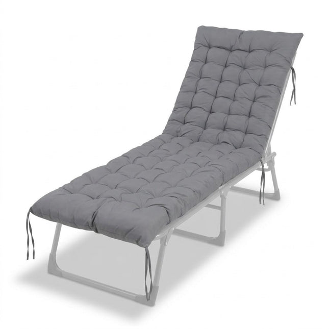 Quilted Garden Bench Cushion with Ties, Thick Filling