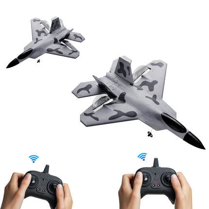 RC Airplane 2.4GHz 2-Channel, 6-Axis Gyro, 2 Batteries